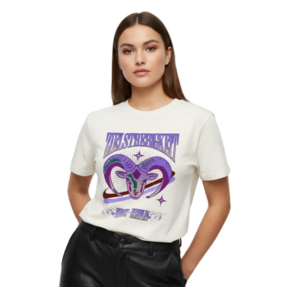 Premium Organic Shirt Women / Sternzeichen Steinbock