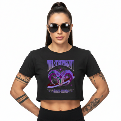 Ladies Cropped Tee / Sternzeichen Steinbock