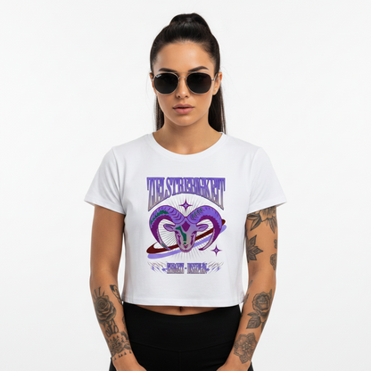 Ladies Cropped Tee / Sternzeichen Steinbock