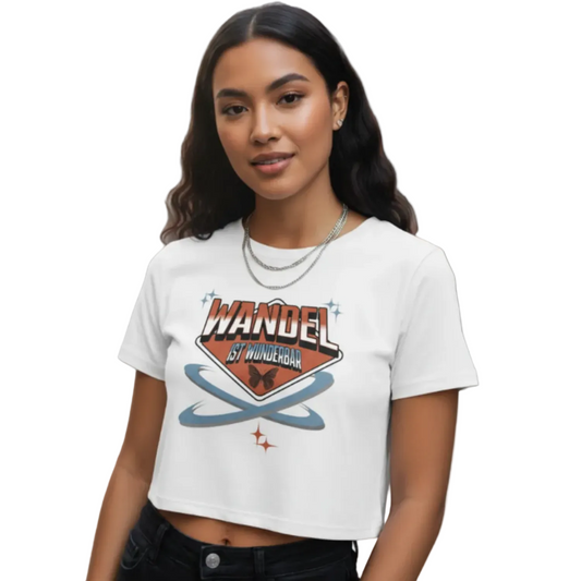 Ladies Cropped Tee/ WandelWunderbar
