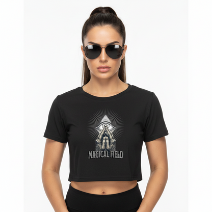 Ladies Cropped Tee / MAGICAL FIELD