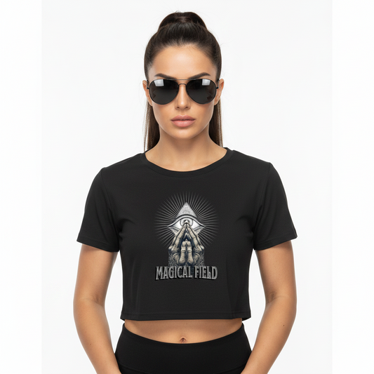Ladies Cropped Tee / MAGICAL FIELD