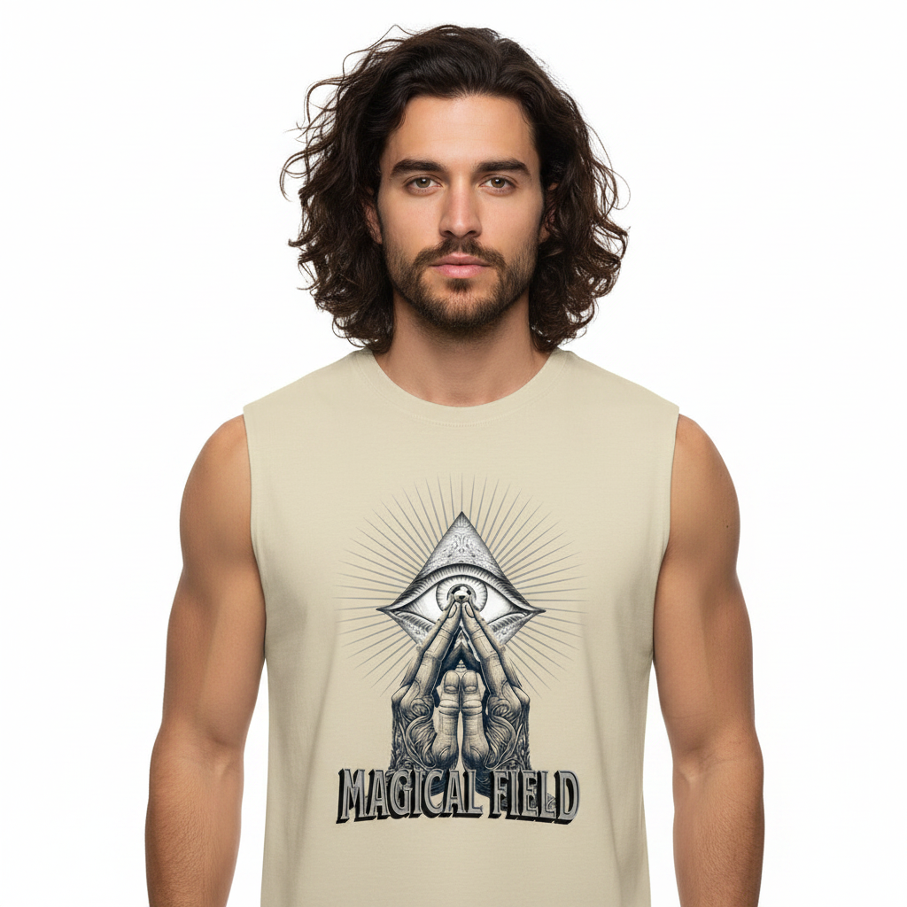 Sleeveless Oversized Tee / MAGICAL FIELD