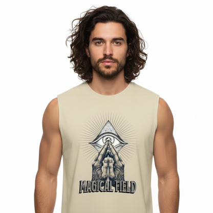 Sleeveless Oversized Tee / MAGICAL FIELD