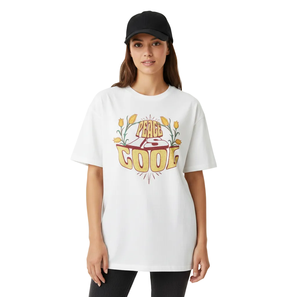 VACANCY Oversized Shirt / PEACE is COOL