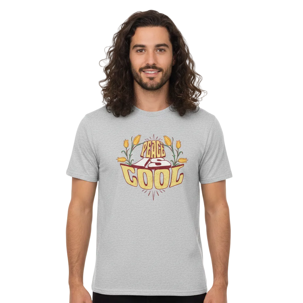 Premium Organic Shirt / PEACE is COOL