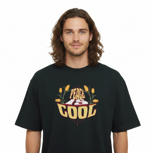 Premium Organic Oversize Blast / PEACE is COOL