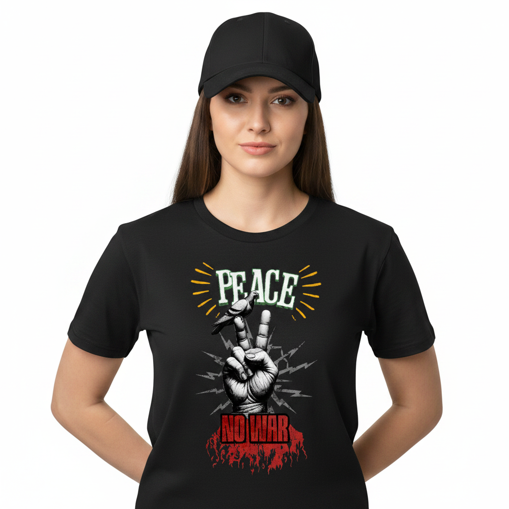 Premium Organic Shirt / PEACE no WAR