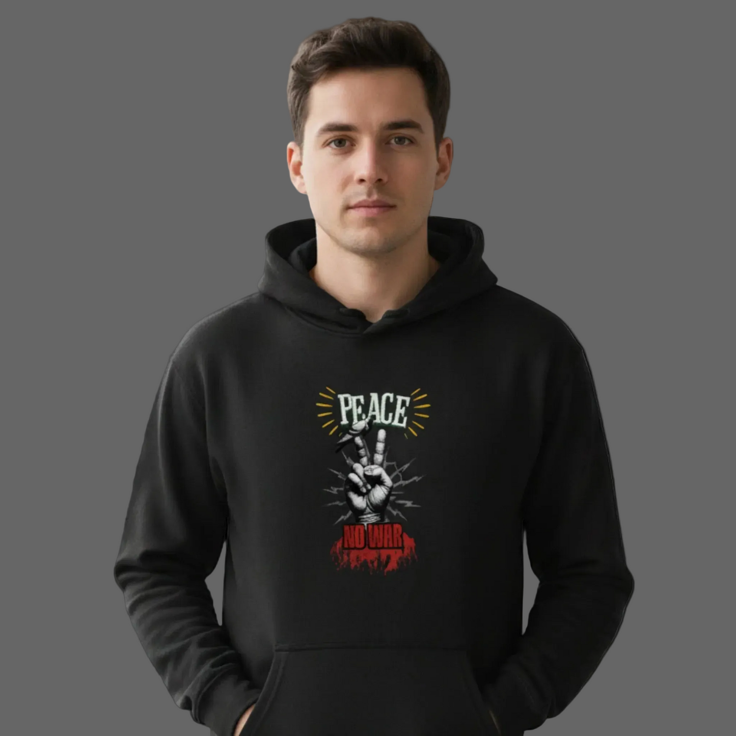 HigherBlanks Premium Hoodie / PEACE no WAR