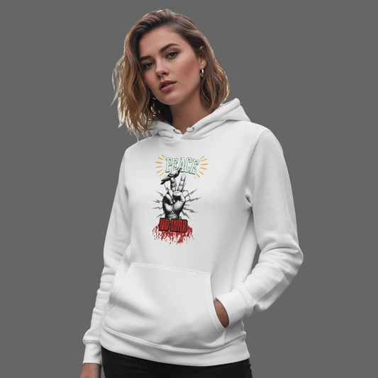 HigherBlanks Premium Hoodie / PEACE no WAR
