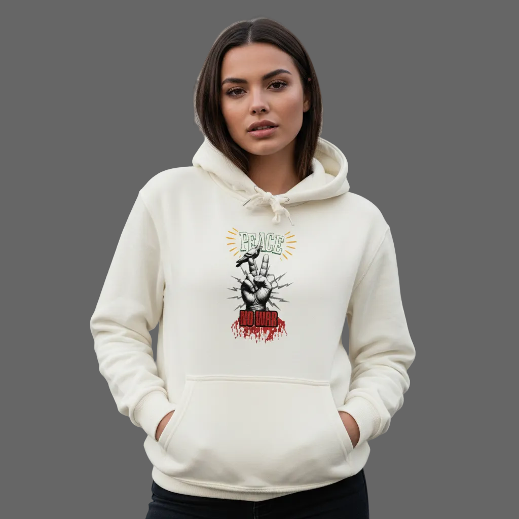 HigherBlanks Premium Hoodie / PEACE no WAR