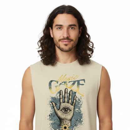 Sleeveless Oversized Tee / Magic Gaze