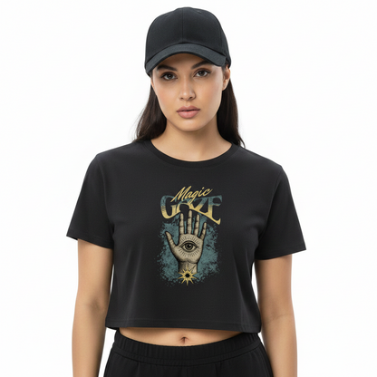 Ladies Cropped Tee / Magic Gaze