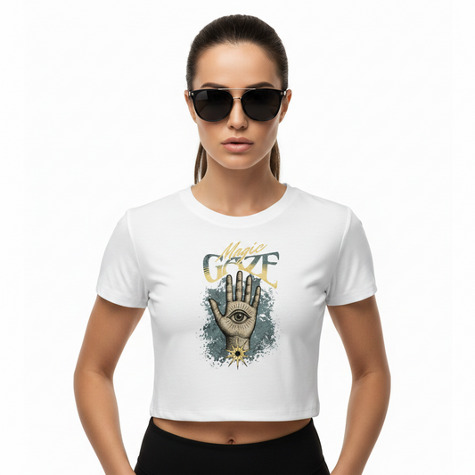 Ladies Cropped Tee / Magic Gaze