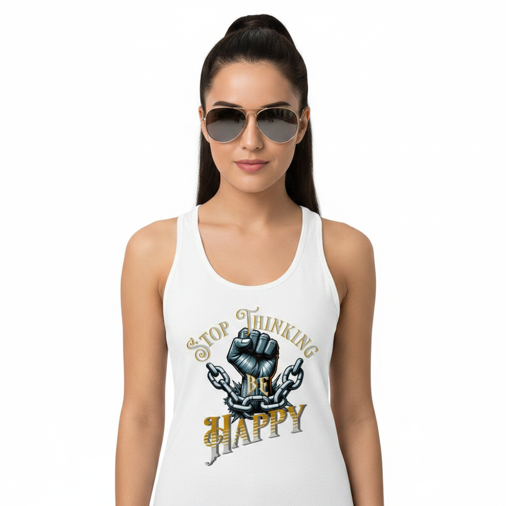 Classic Tanktop Women /STOP THINKING BE HAPPY