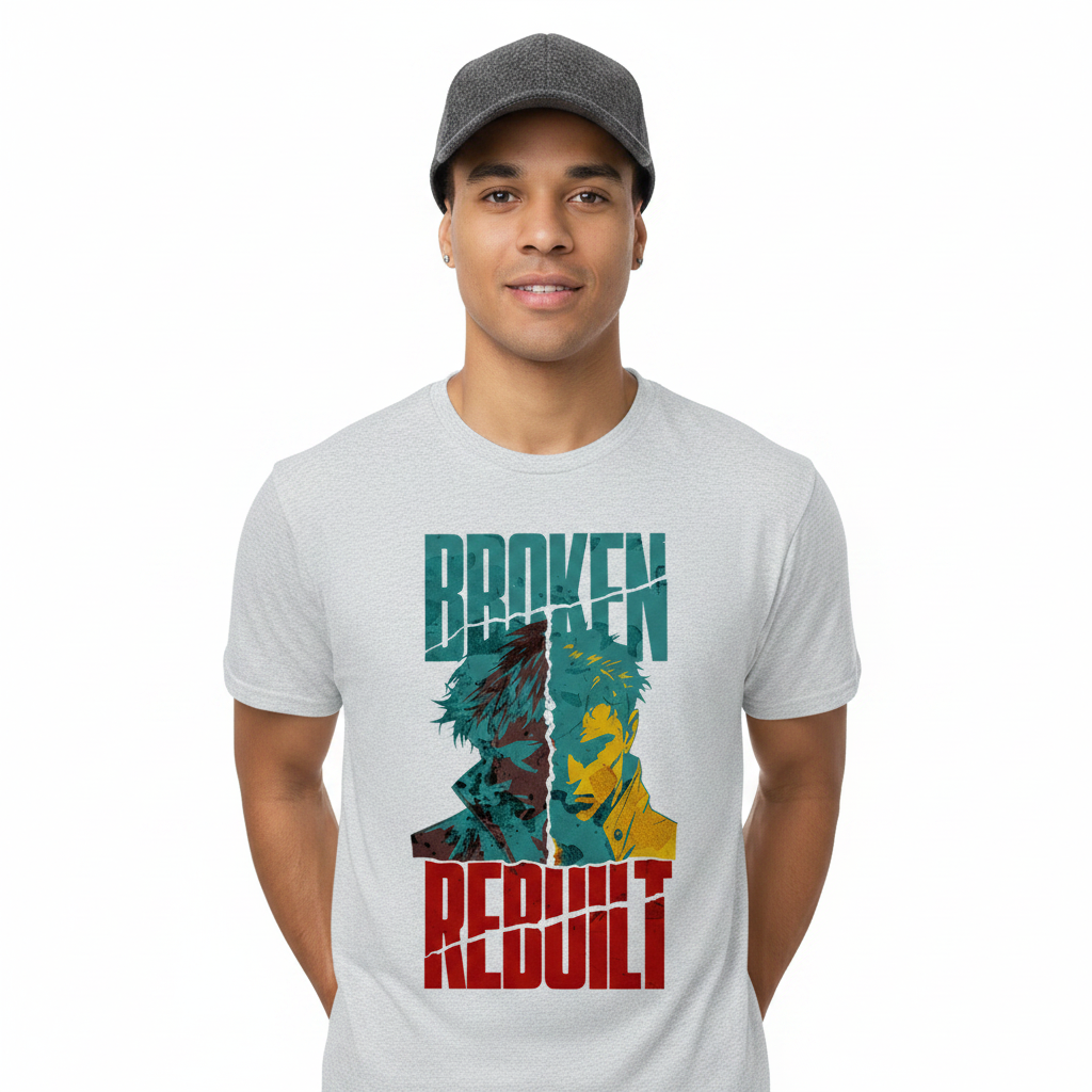HigherBlanks Premium T-Shirt / BROKEN REBUILT