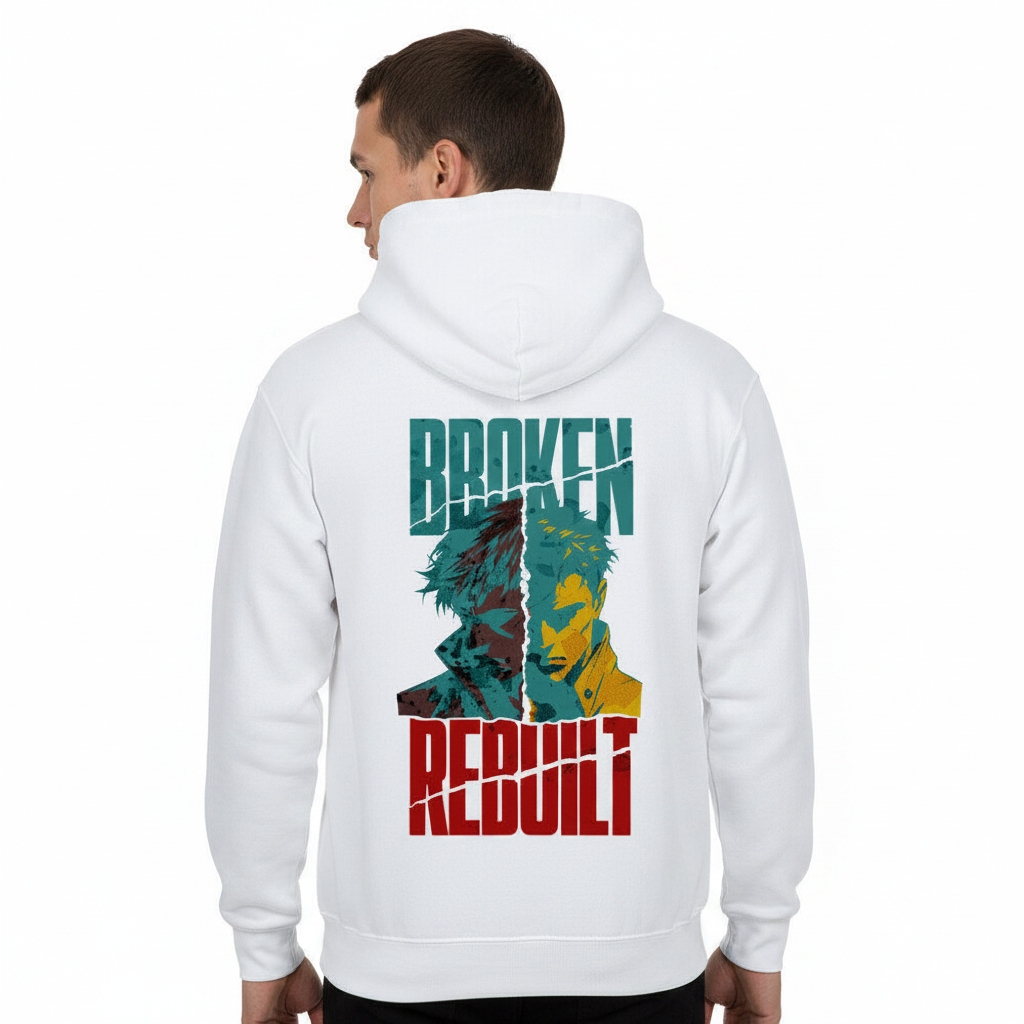 HigherBlanks Premium Hoodie / BROKEN REBUILT