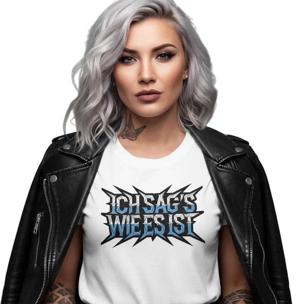 HigherBlanks Premium T-Shirt / ICH SAG’S WIE ES IST