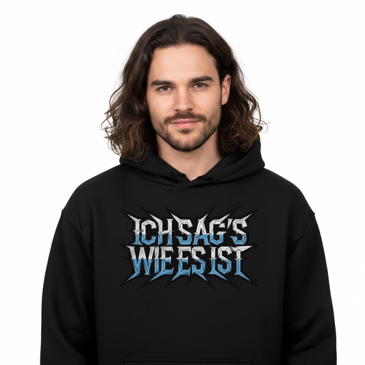 VACANCY Oversized Hoodie / ICH SAG’S WIE ES IST