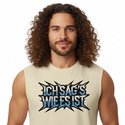 Sleeveless Oversized Tee / ICH SAG’S WIE ES IST