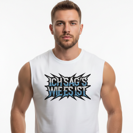Sleeveless Oversized Tee / ICH SAG’S WIE ES IST