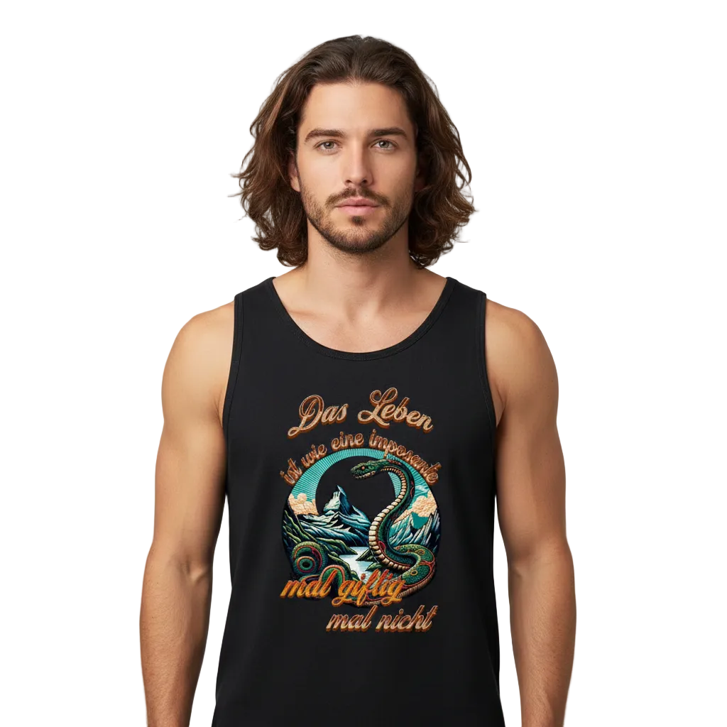 Classic Tanktop / Das LEBEN-mal giftig, mal nicht-Image for color: schwarz