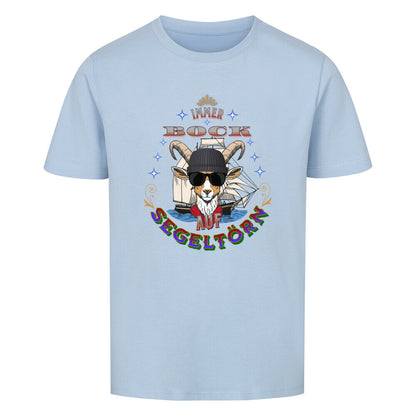 Auf SEGELTÖRN immer BOCK / Premium Organic Shirt Kids-blau-TORIPROS