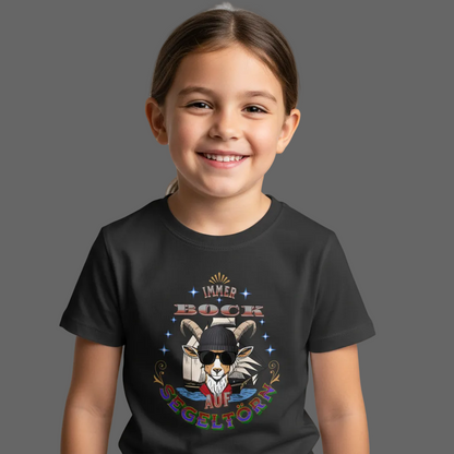 Auf SEGELTÖRN immer BOCK / Premium Organic Shirt Kids-schwarz-TORIPROS