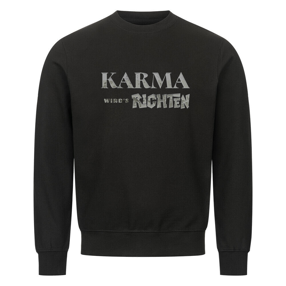 Classic Sweatshirt/KARMA-Image for color: schwarz