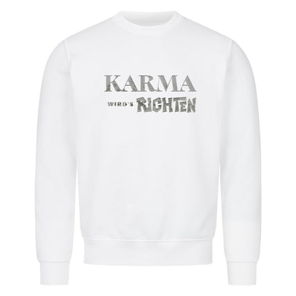 Classic Sweatshirt/KARMA-Image for color: weiß