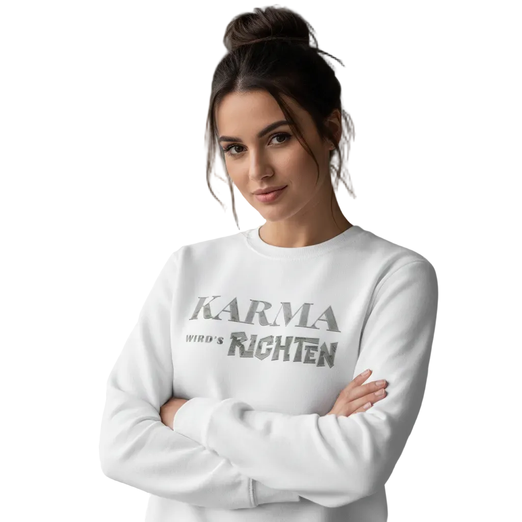 Classic Sweatshirt/KARMA-Image for color: weiß
