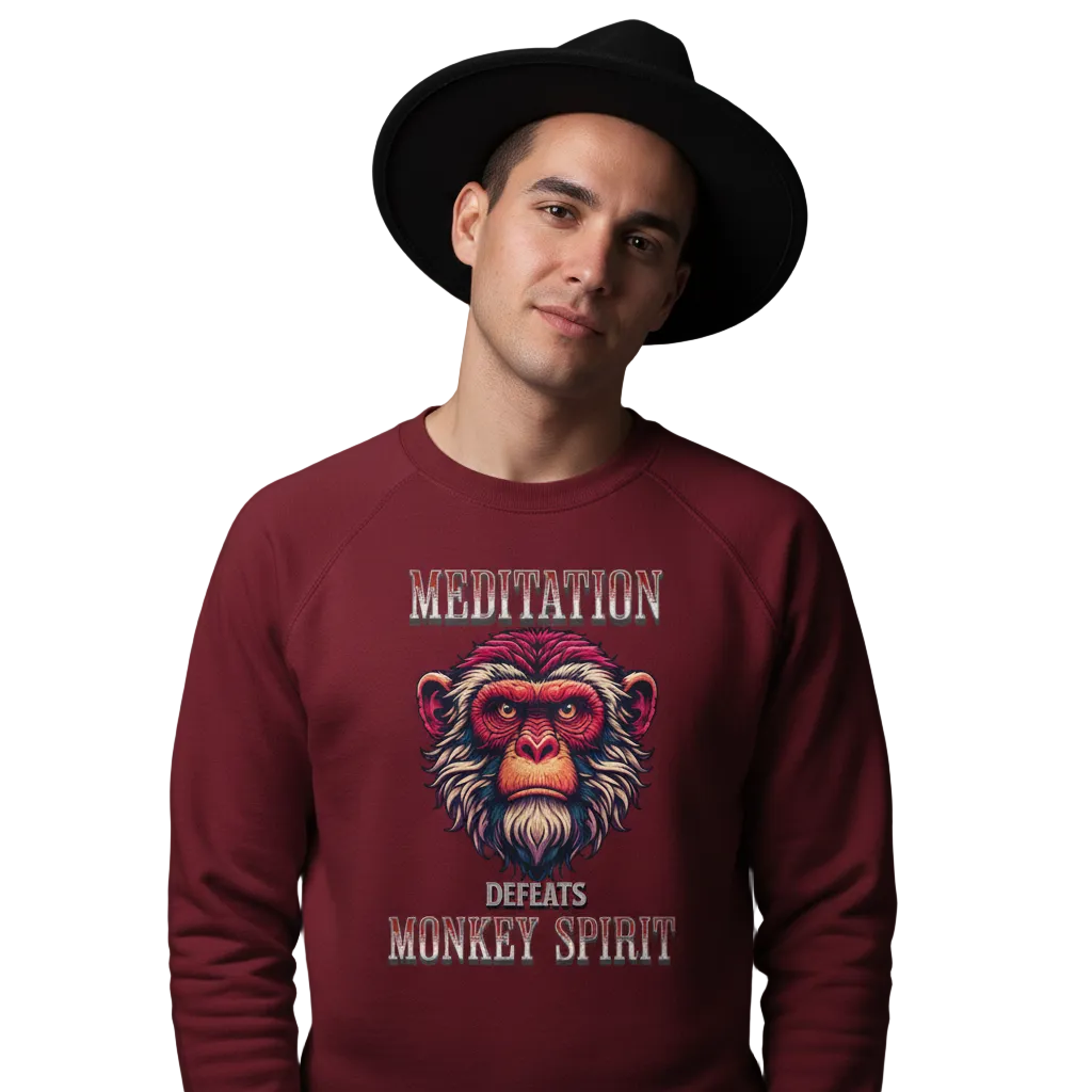 MEDITATION  defeats MONKEY SPIRIT / Classic Sweatshirt