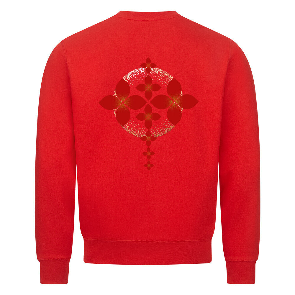 Classic Sweatshirt/ Sternenblüte-TOIPROS-rot