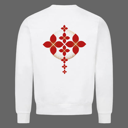 Classic Sweatshirt/ Sternenblüte-TOIPROS-weiss