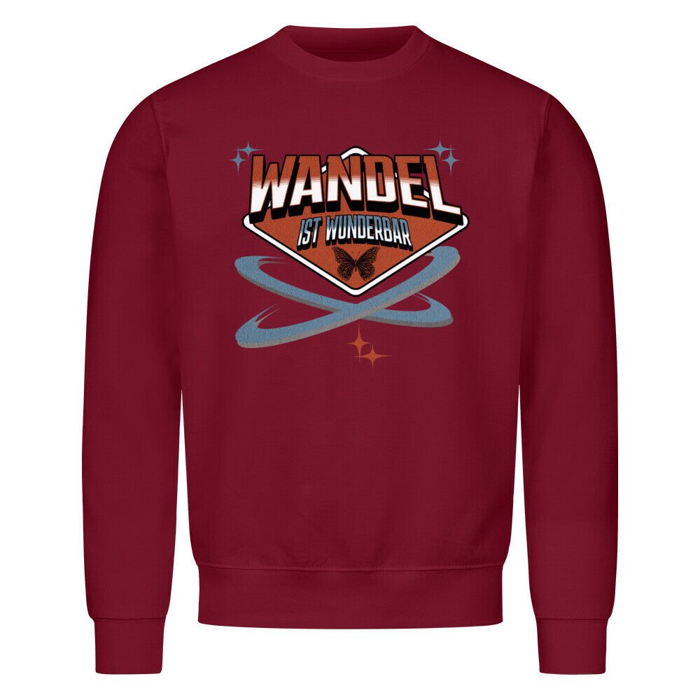 Classic Sweatshirt/ WandelWunderbar-TORIPROS-burgunder