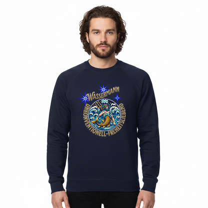 Classic Sweatshirt / Wassermann Sternzeichen-Blau