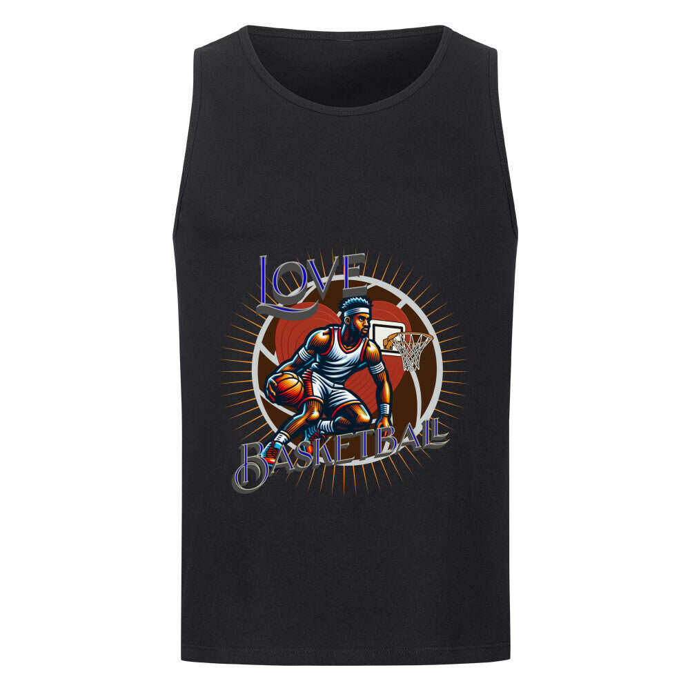 Classic Tanktop / Basketball-Love-schwarz