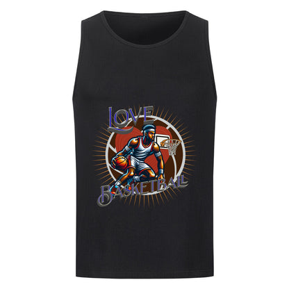 Classic Tanktop / Basketball-Love-schwarz