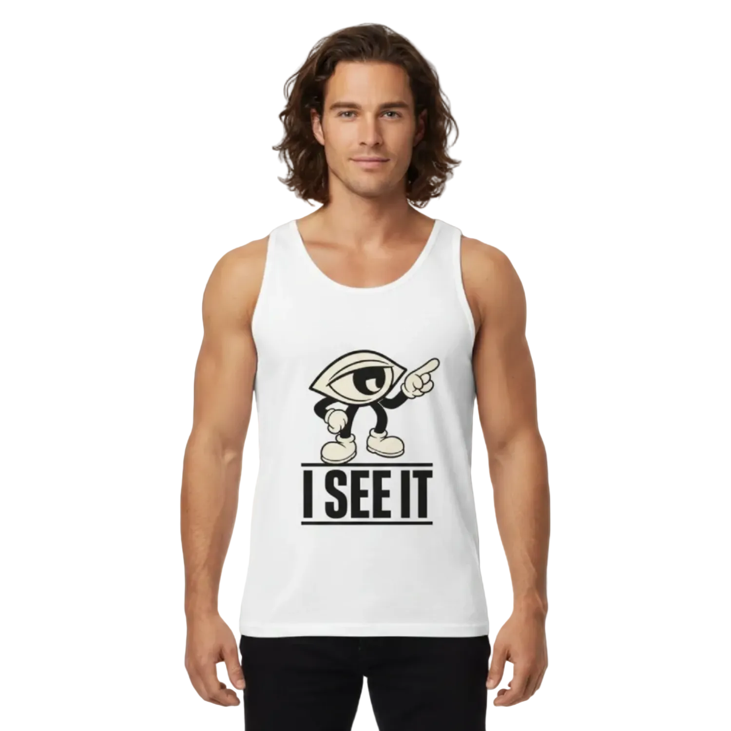 Classic Tanktop / I SEE IT- weiß-TORIPROS