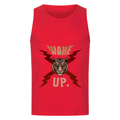 Classic Tanktop in Fire Red mit „WAKE UP."-TORIPROS