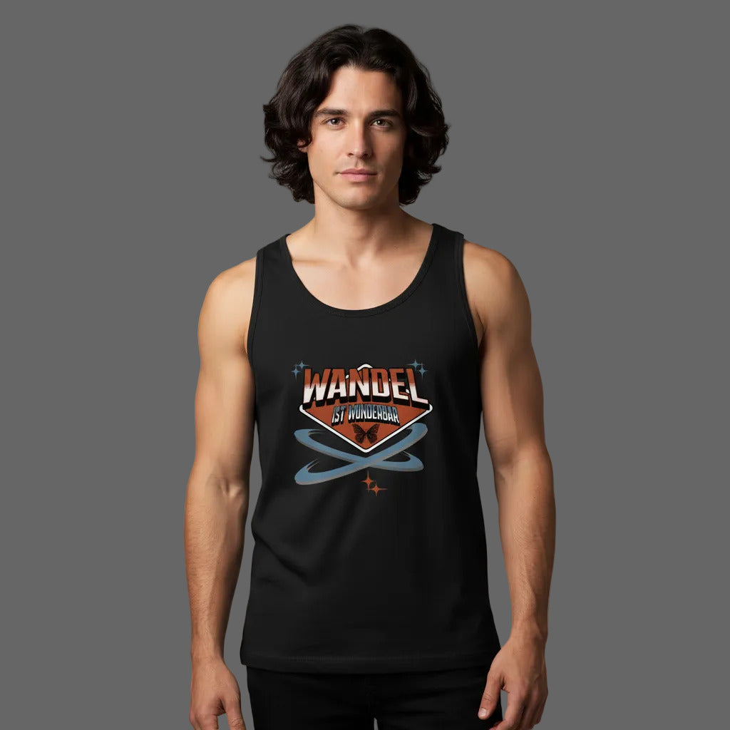 Classic Tanktop in Schwarz mit „WandelWunderbar“-TORIPROS