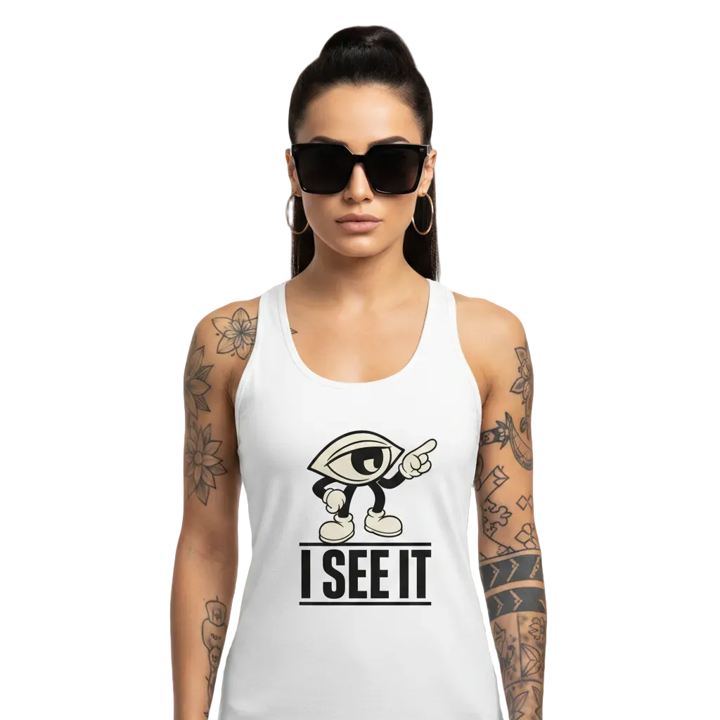 Classic Tanktop Women / I SEE IT-Image for color: weiß