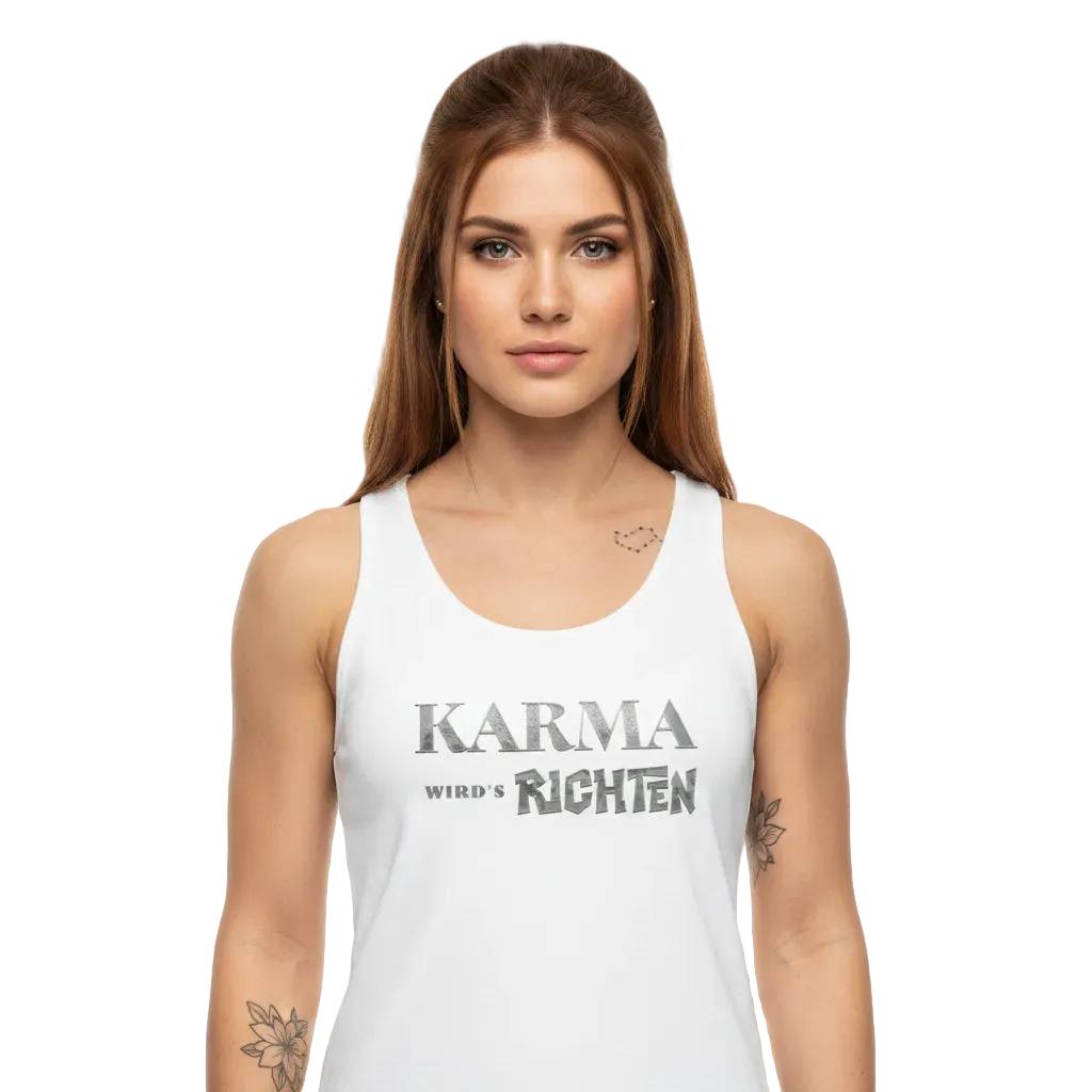 Classic Tanktop Women/KARMA-Image for color: weiß