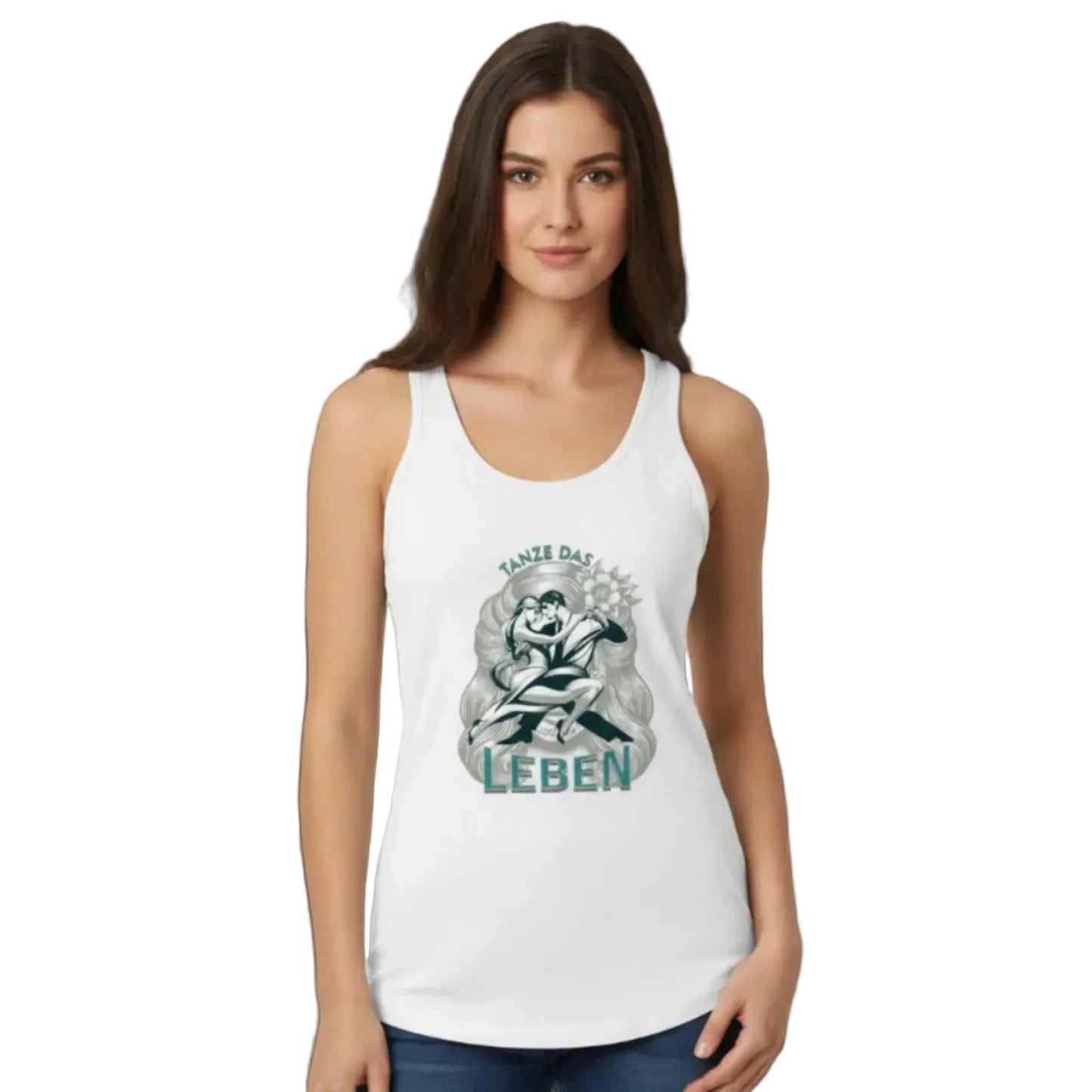 Classic Tanktop Women / Tanze das Leben-TORIPROS-weiß