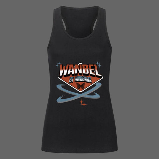  Classic Tanktop Women in Schwarz mit „WandelWunderbar“-TORIPROS
