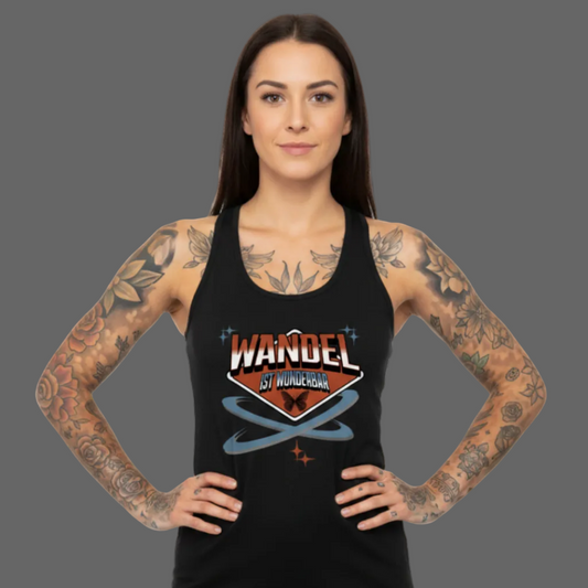 Classic Tanktop Women in Schwarz mit „WandelWunderbar“-TORIPROS