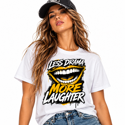 HigherBlanks Premium T-Shirt / LAUGH MORE