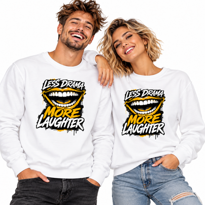 Classic Sweatshirt / LAUGH MORE