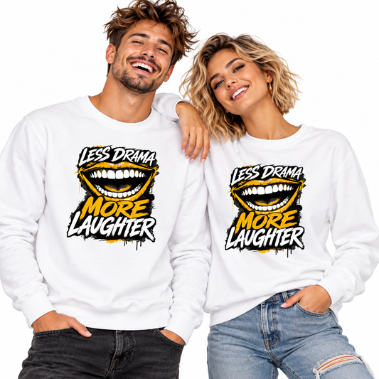 Classic Sweatshirt / LAUGH MORE