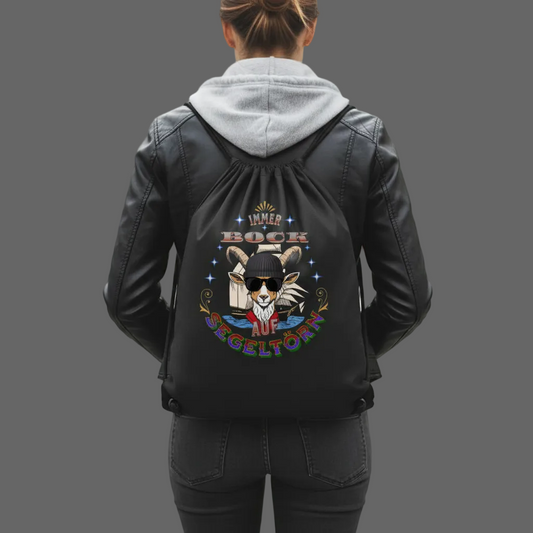 Gym Bag / Auf SEGELTÖRN immer BOCK -schwarz-Toripros